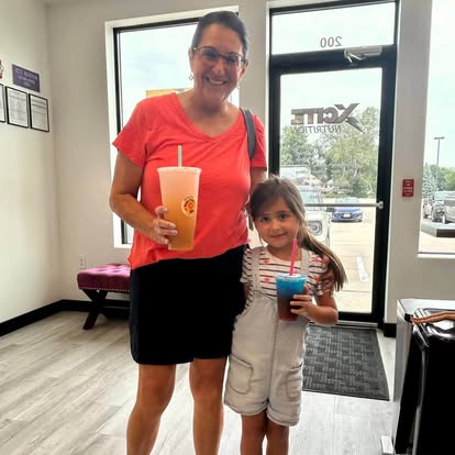 Customer enjoying an Xcite Nutrition shake or energy drink 5