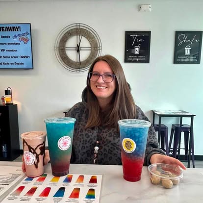 Customer enjoying an Xcite Nutrition shake or energy drink 6